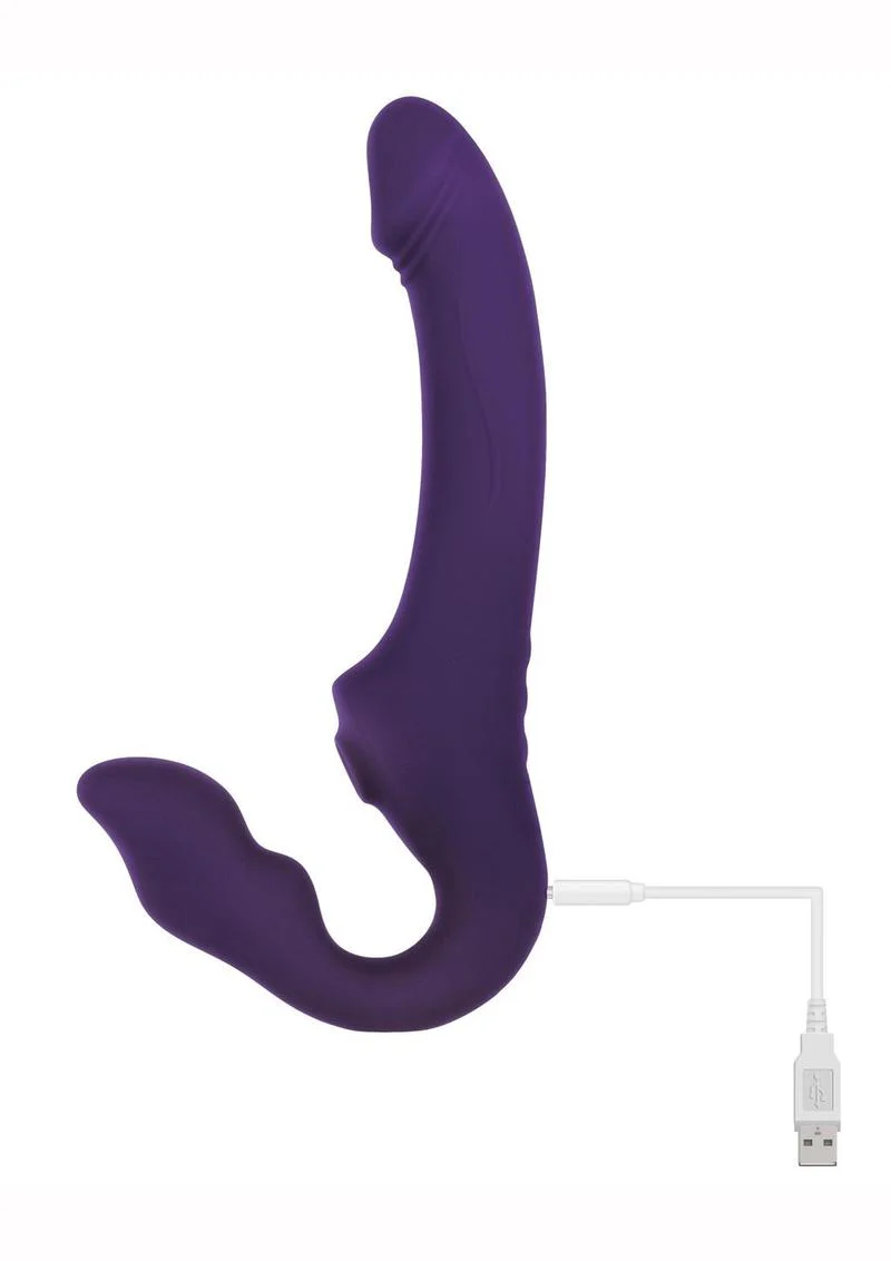 2 Become 1 Rechargeable Silicone Vibrator with Remote Control - Image 4