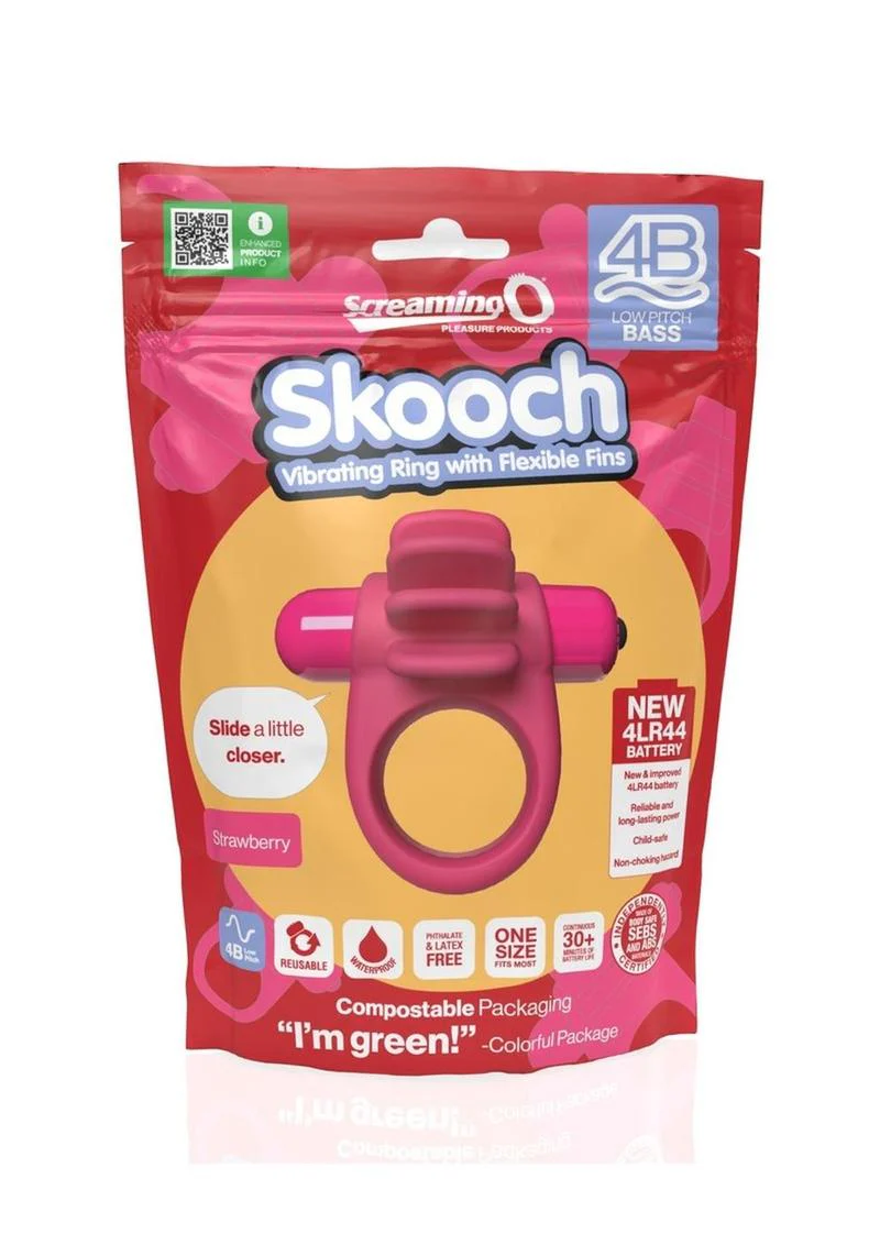 4b Skooch Vibrating Cock Ring with Clitoral Stimulator - Image 5