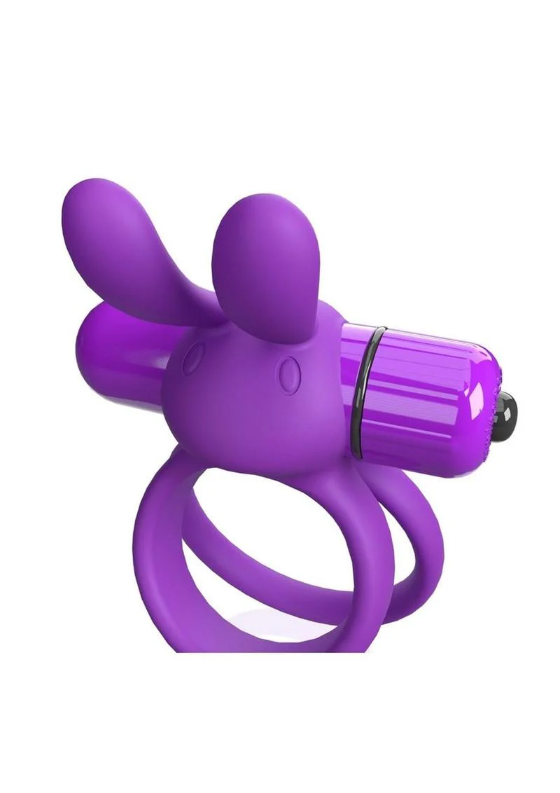 4t Ohare XL Rechargeable Silicone Rabbit Vibrating Cock Ring - Image 10