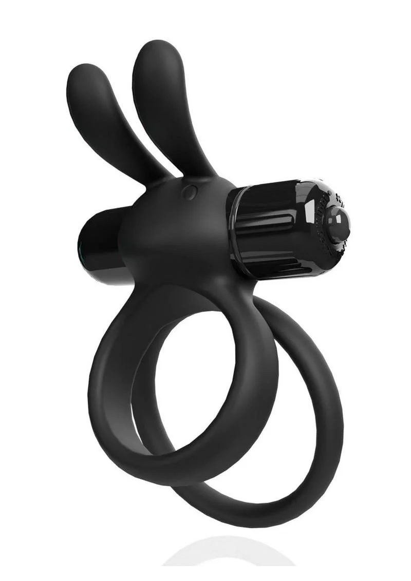4t Ohare XL Rechargeable Silicone Rabbit Vibrating Cock Ring - Image 15
