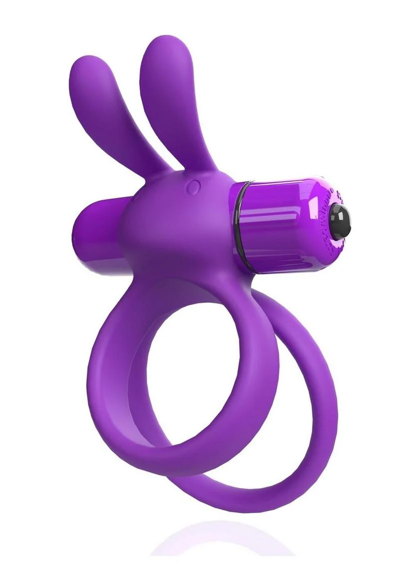4t Ohare XL Rechargeable Silicone Rabbit Vibrating Cock Ring - Image 9