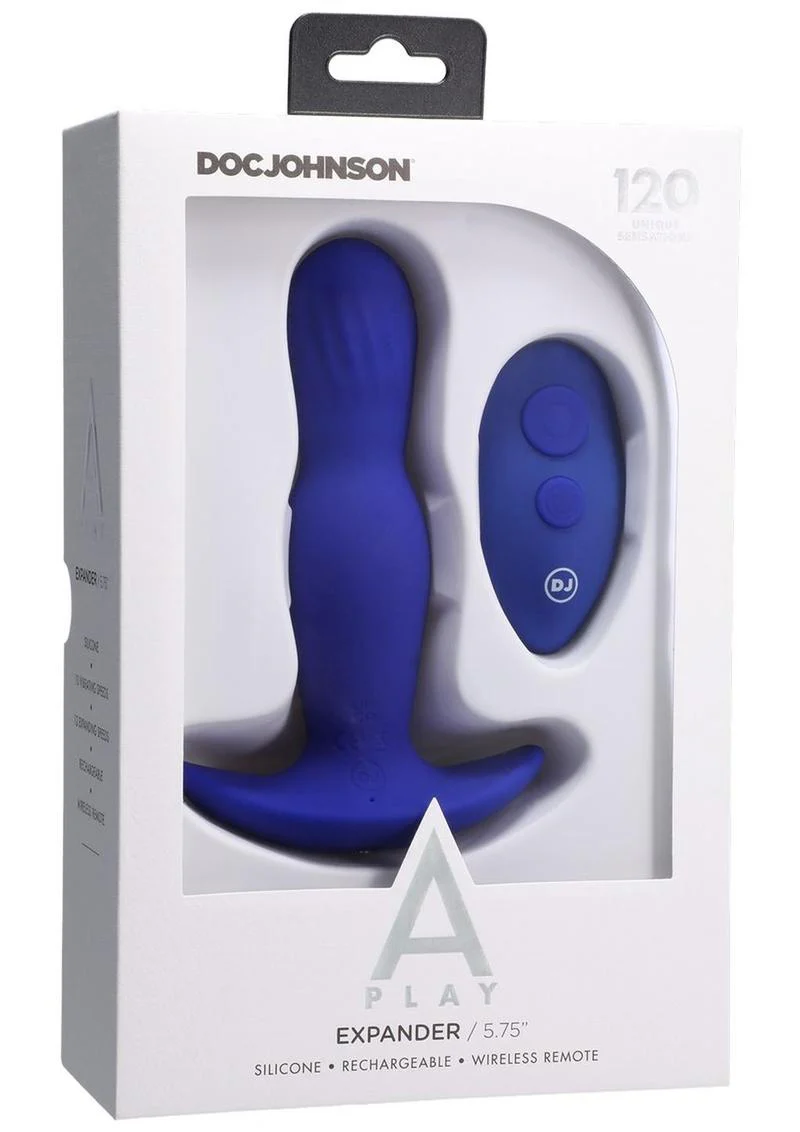 A-Play Expander Rechargeable Silicone Anal Plug with Remote Control - Image 2
