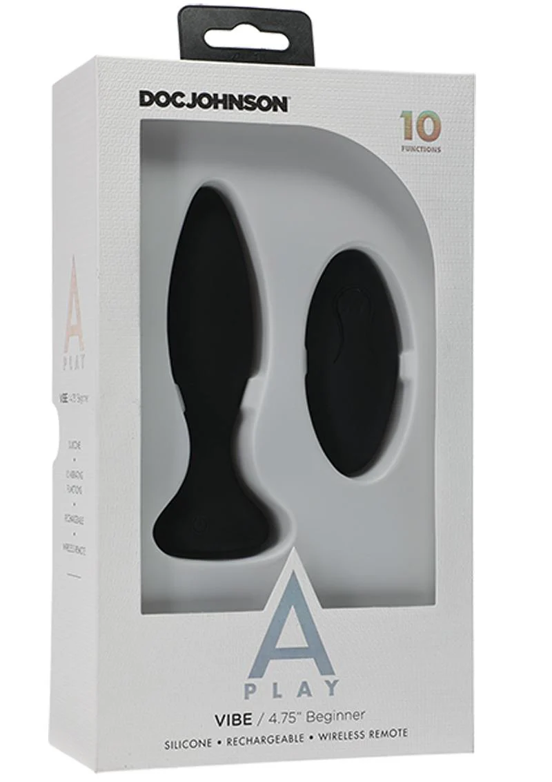 A-Play Vibe Beginner Anal Plug with Remote Control - Image 3