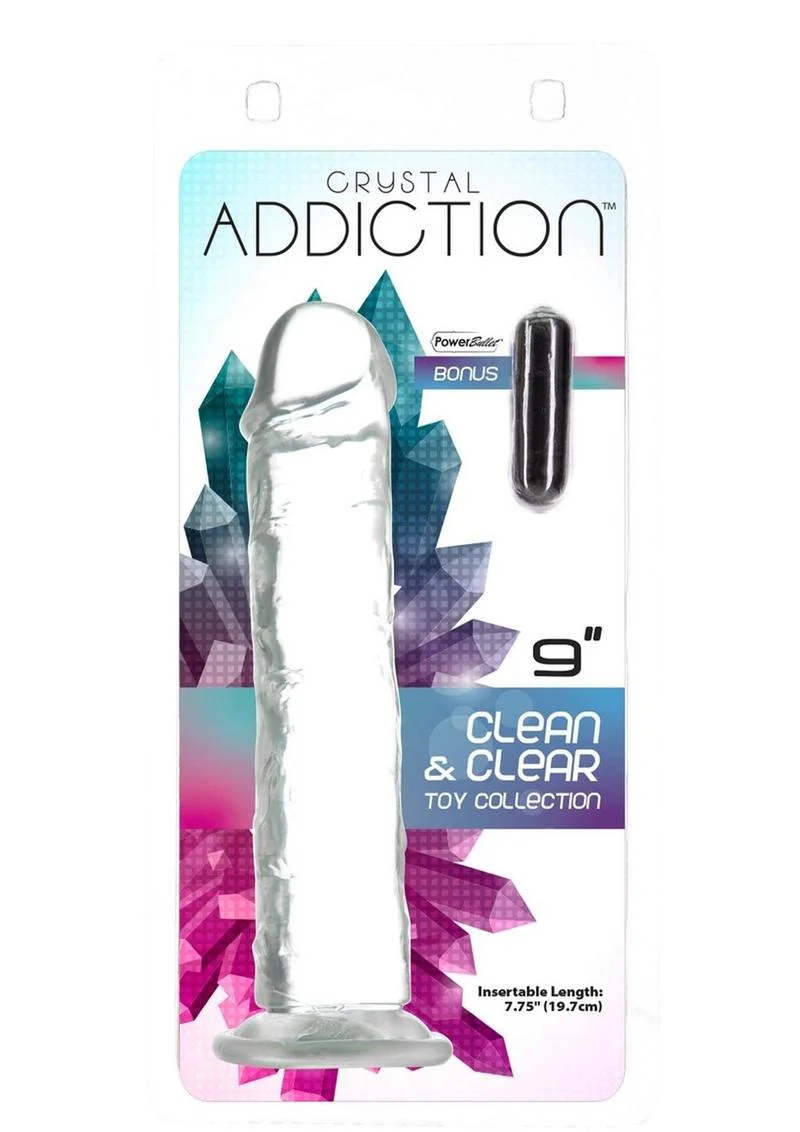 Addiction Crystal Addiction Vibrating Vertical Dong - Image 2