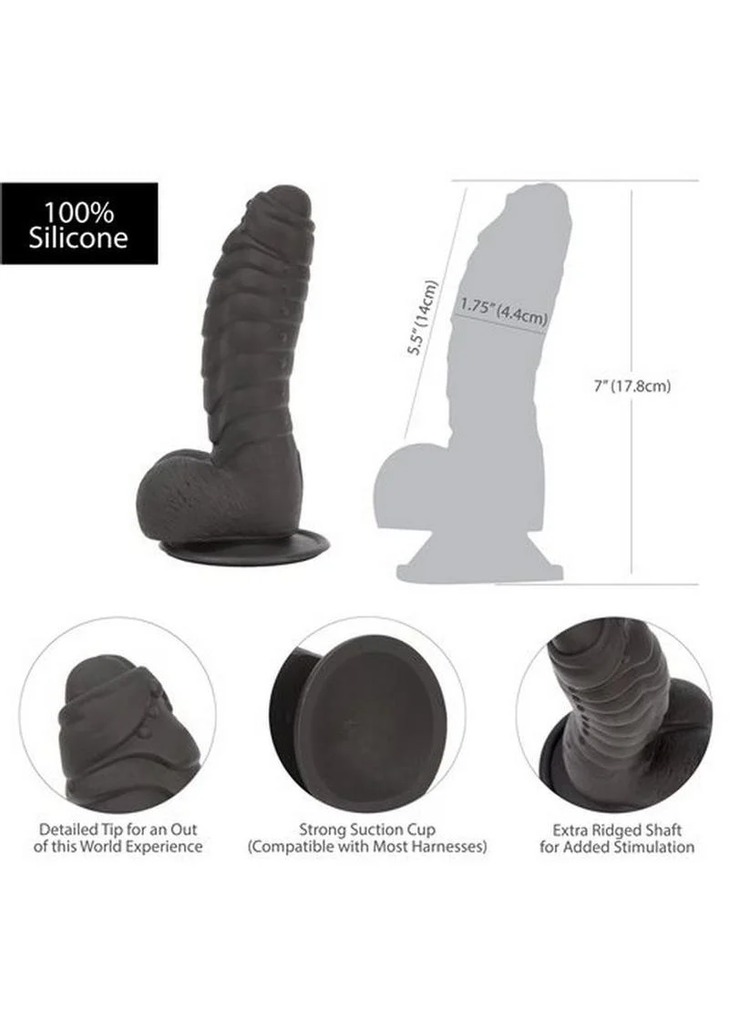 Addiction Toy Collection Ben Silicone Dildo with Balls - Image 3