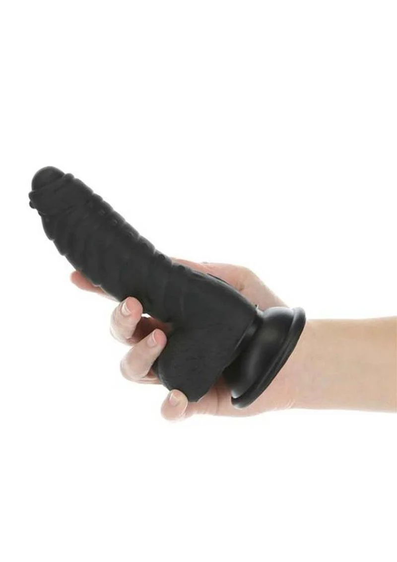 Addiction Toy Collection Ben Silicone Dildo with Balls - Image 4