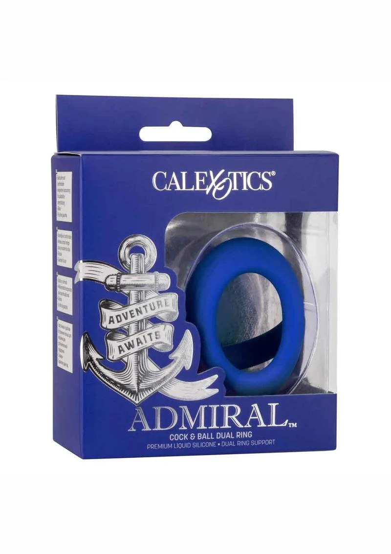 Admiral Cock and Ball Silicone Dual Ring - Image 2