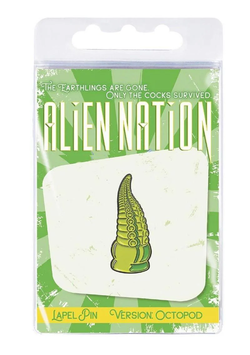 Alien Nation Enamel Pin - Octopod - Image 2