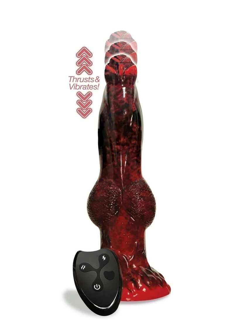 Alien Nation Fire Dragon Silicone Thrusting Dildo