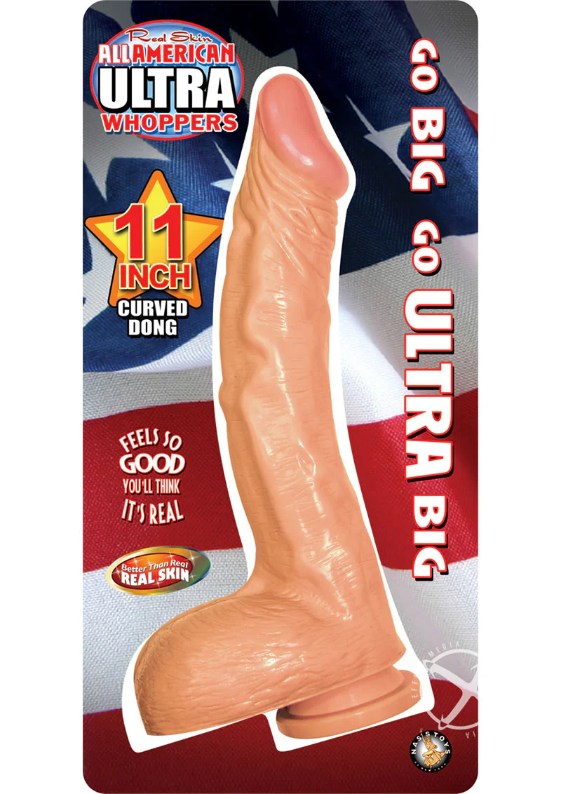 All American Ultra Whoppers Curved Dildo - Image 4