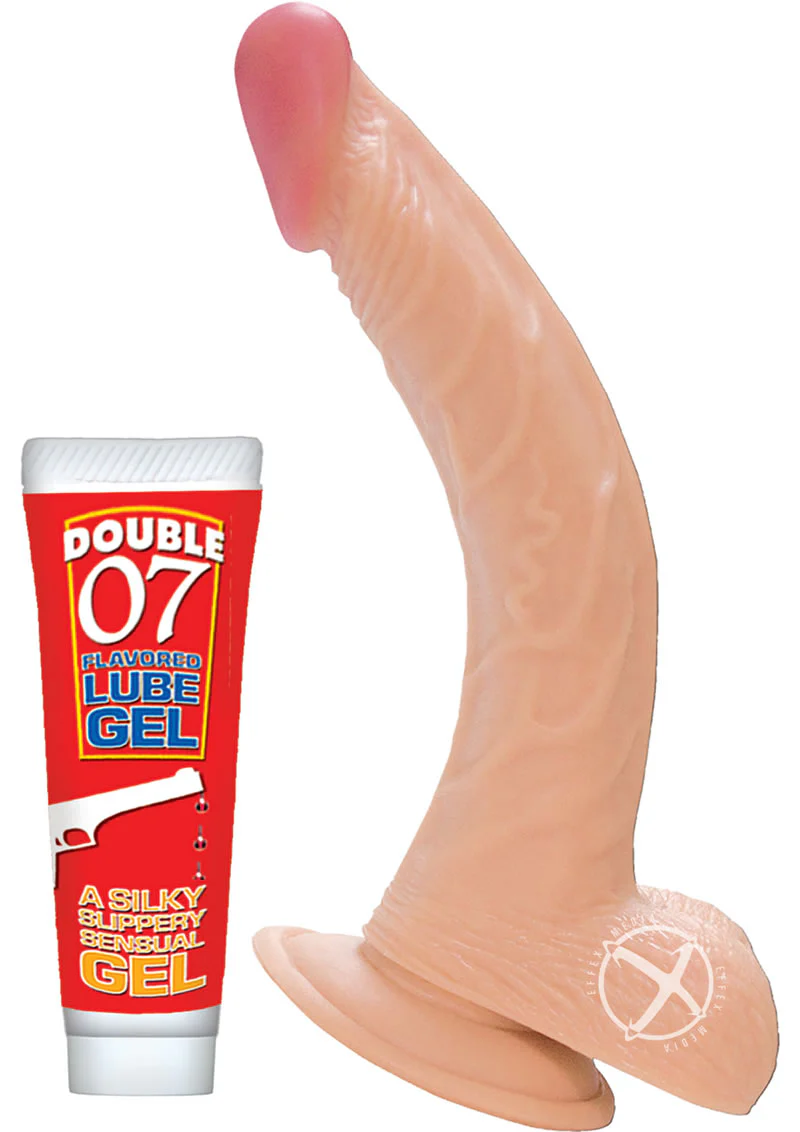 All American Whoppers Curve Dildo with Balls - Image 2