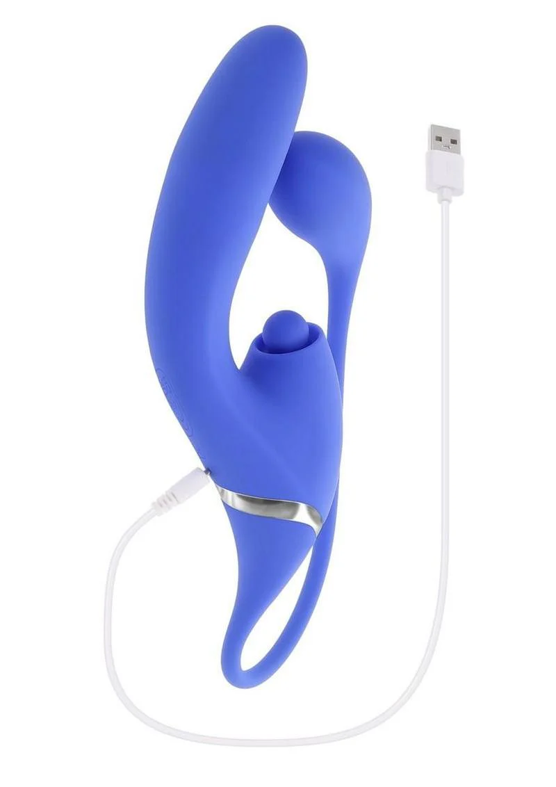 All In Rechargeable Silicone Dual Vibrator - Image 4