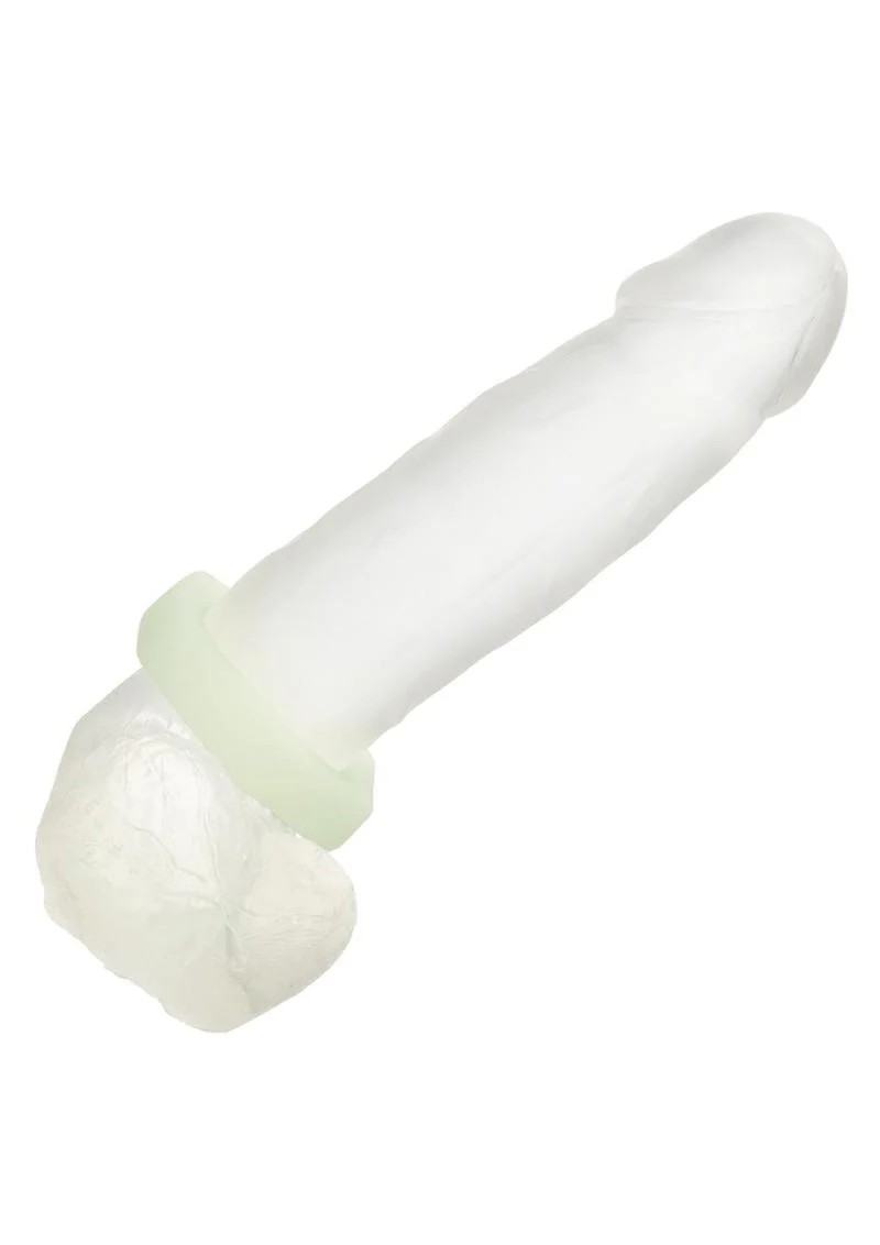 Alpha Glow In The Dark Liquid Silicone Prolong Sexagon Ring - Image 4