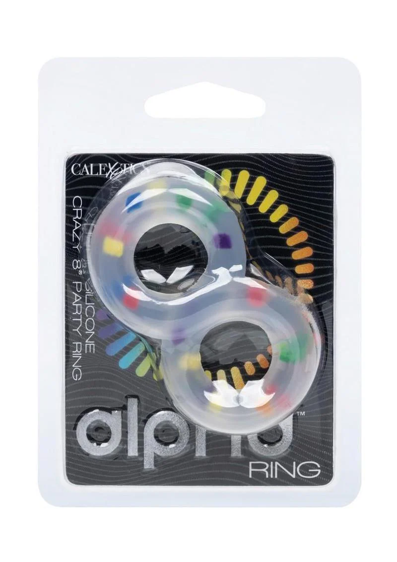Alpha Liquid Silicone Crazy 8 Party Ring - Image 2