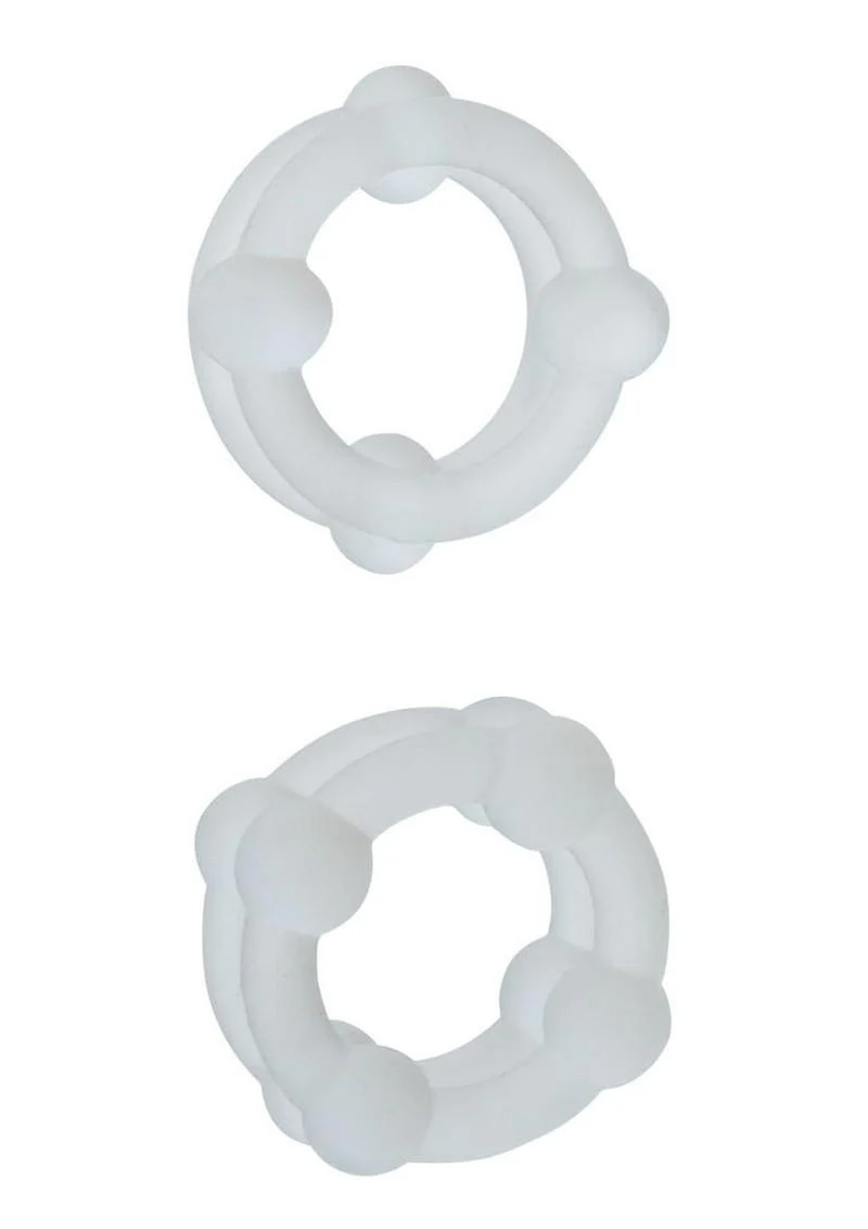 Alpha Liquid Silicone Double Stacker Rings - Image 3