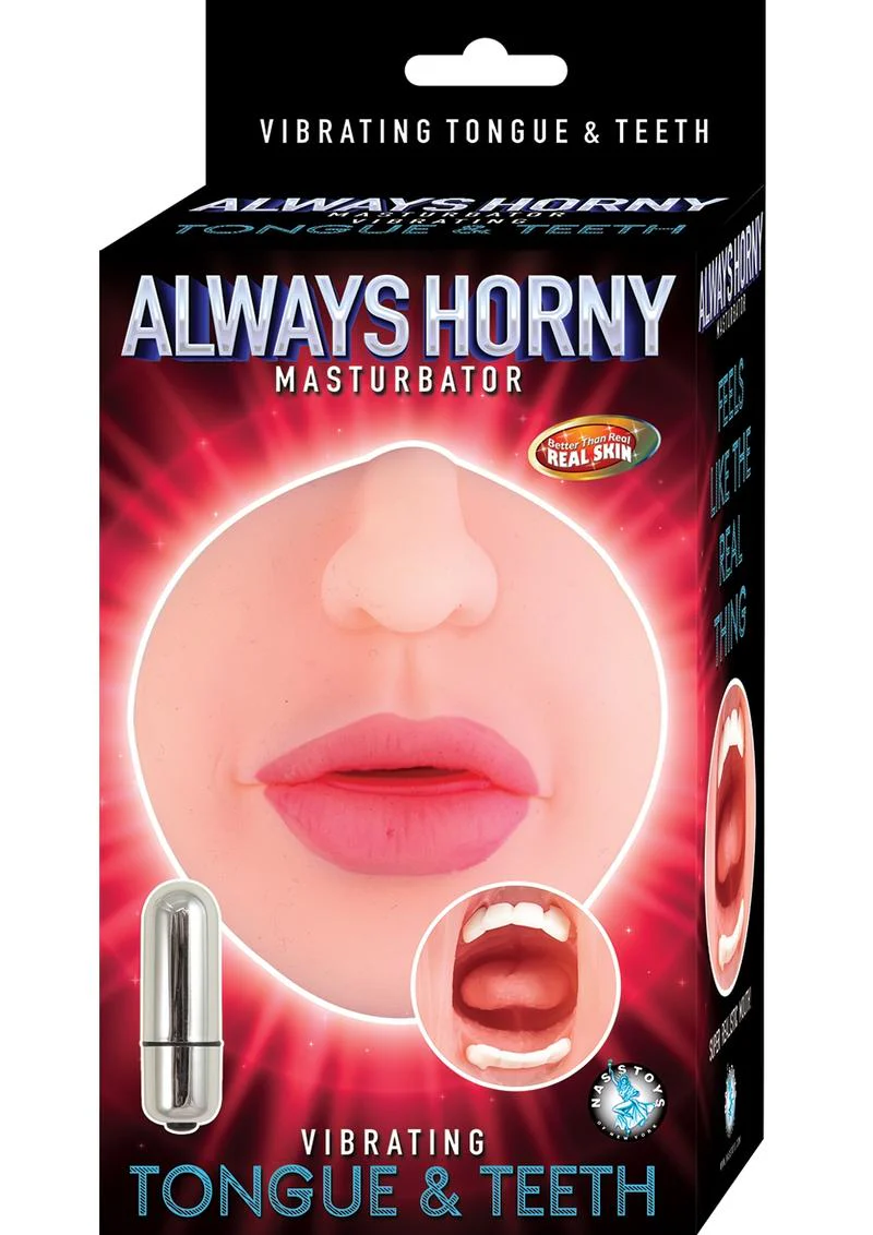 Always Horny Vibrating Tongue and Teeth Masturbator - Mouth - Image 2