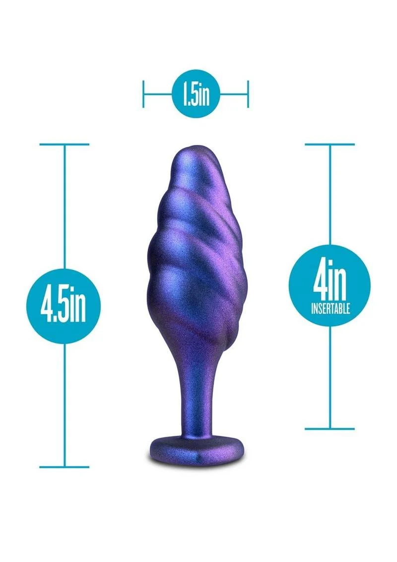 Anal Adventuers Matrix Bumped Bling Silicone Plug - Image 3