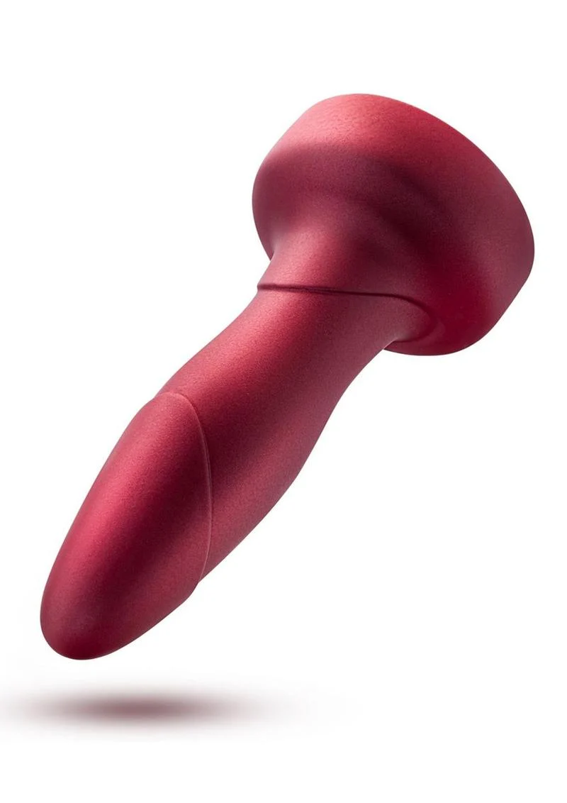 Anal Adventures Matrix Atomic Plug Rechargeable Silicone Anal Plug with Remote - Martian - Image 3
