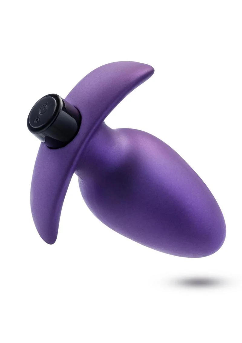 Anal Adventures Matrix Exceisor Plug Rechargeable Silicone Anal Plug - Astro - Image 4