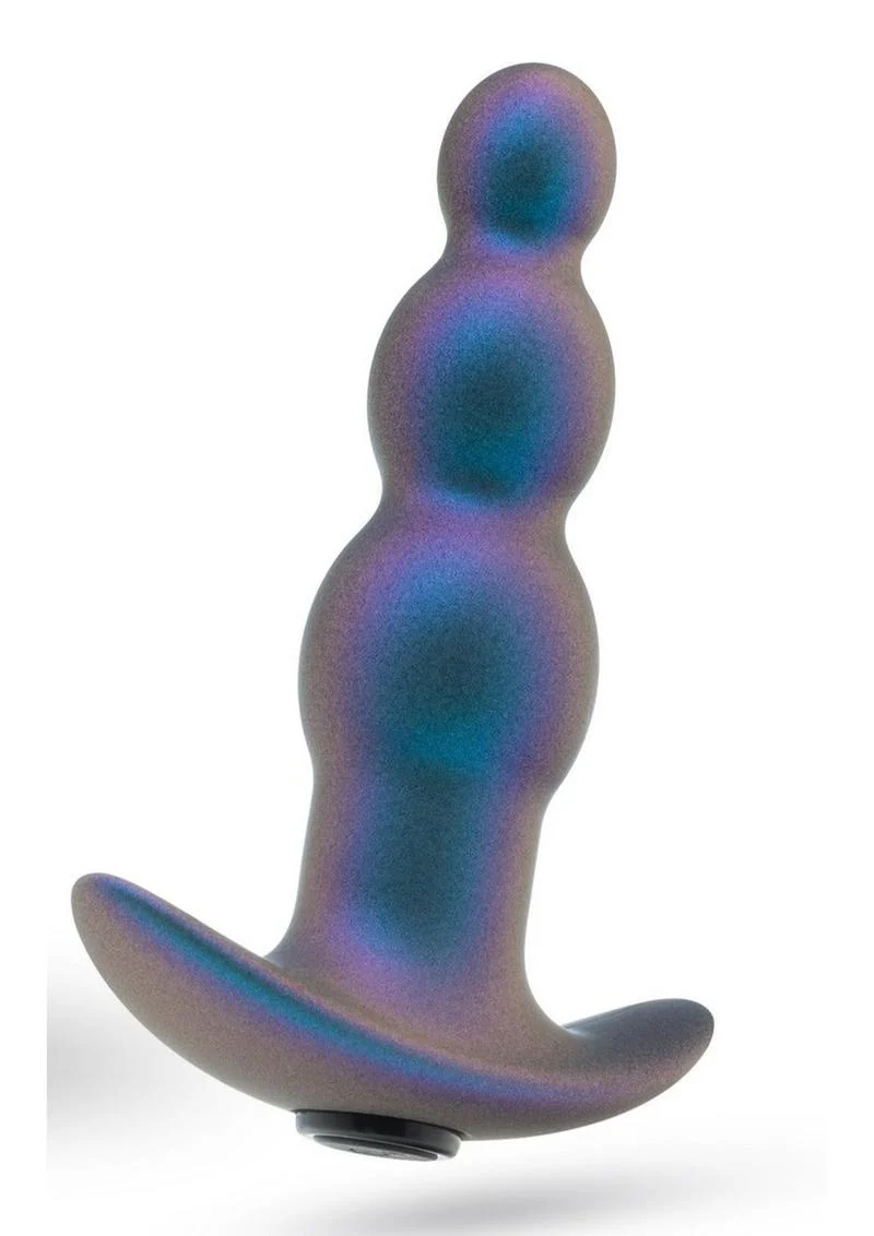 Anal Adventures Matrix Expedition Plug Silicone Rechargeable Anal Plug - Lunar - Image 3