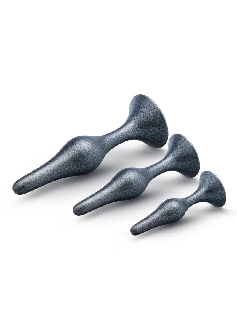 Anal Adventures Matrix Genesis Plug Kit Silicone Anal Plug Set - Stellar - Image 3