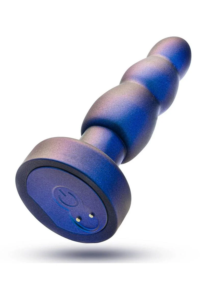 Anal Adventures Matrix Kinetic Plug Rechargeable Silicone Anal Plug with Remote- Space Age - Image 4