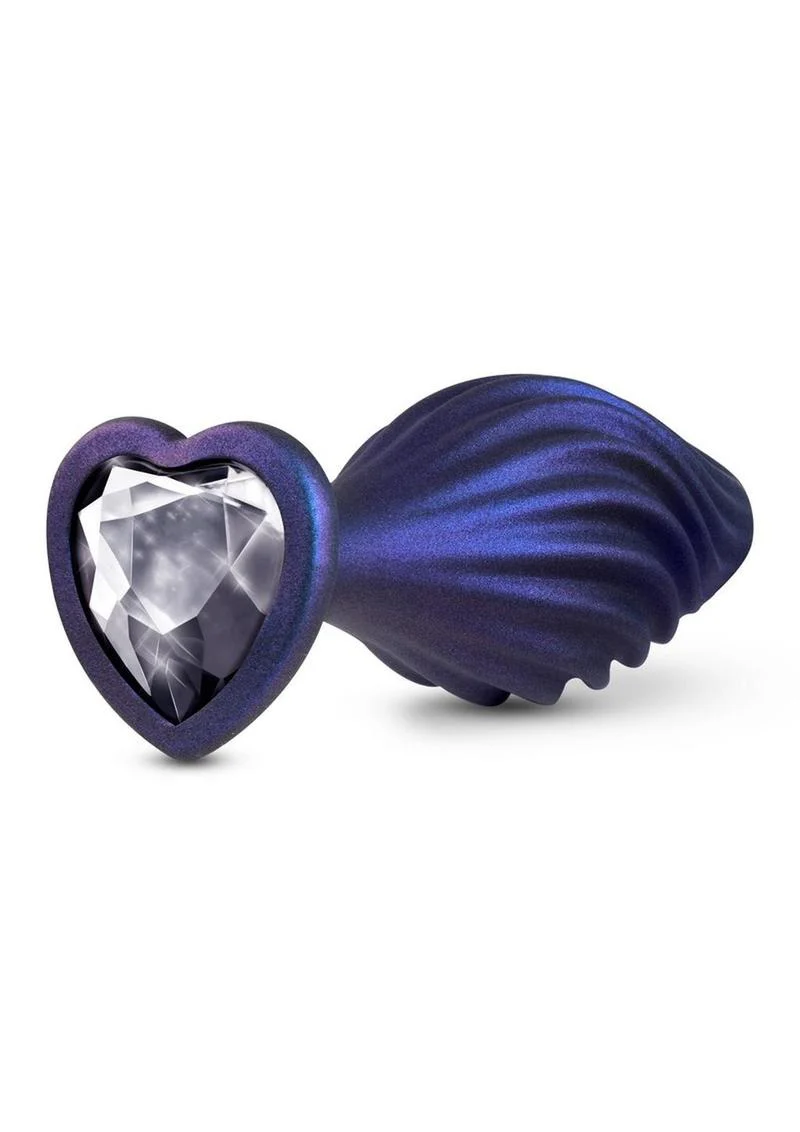 Anal Adventures Matrix Swirling Bling Silicone Plug - Image 4