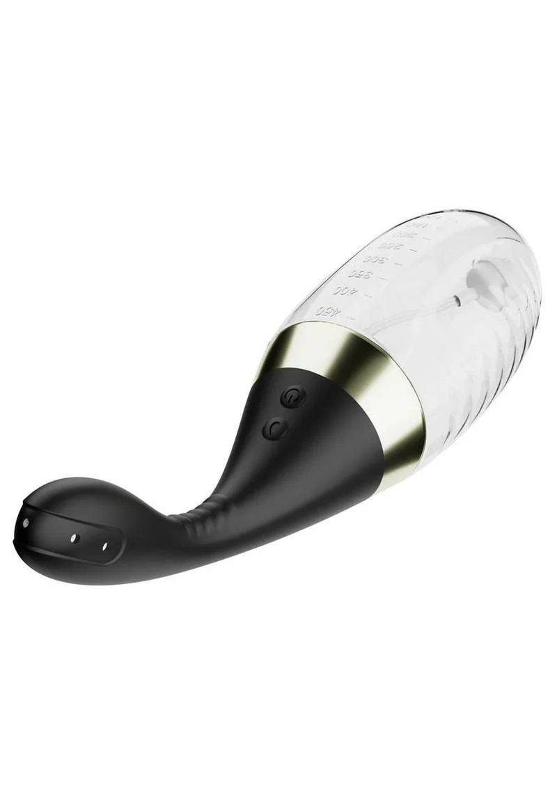 Anal Adventures Platinum Aqua Jet Rechargeable Silicone Anal Douche with Remote - Image 4