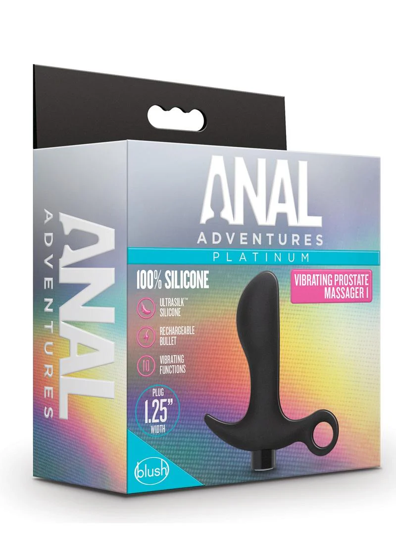 Anal Adventures Platinum Silicone Rechargeable Vibrating Prostate Massager 01 - Image 2
