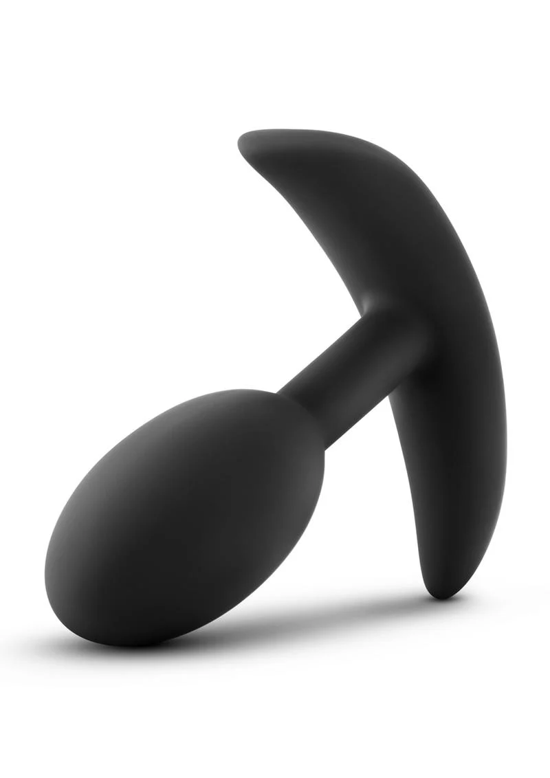 Anal Adventures Platinum Silicone Vibrating Slim Anal Plug - Image 3