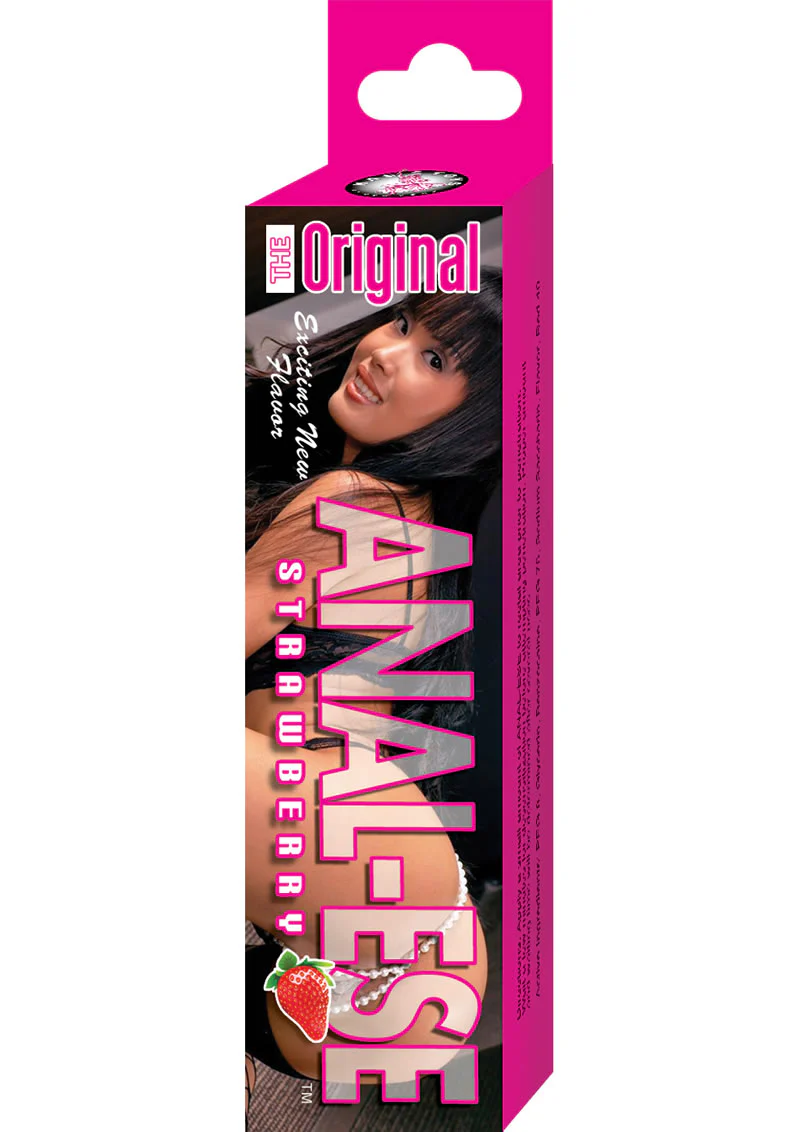 Anal-Ese Desensitizing Anal Lubricant .5oz - Strawberry Flavor - Image 2