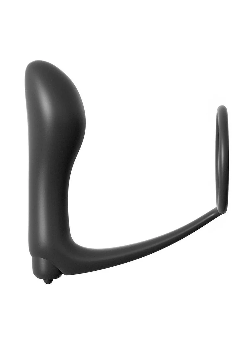 Anal Fantasy Collection Ass-Gasm Cockring Vibrating Plug Kit Silicone Waterproof - Image 3