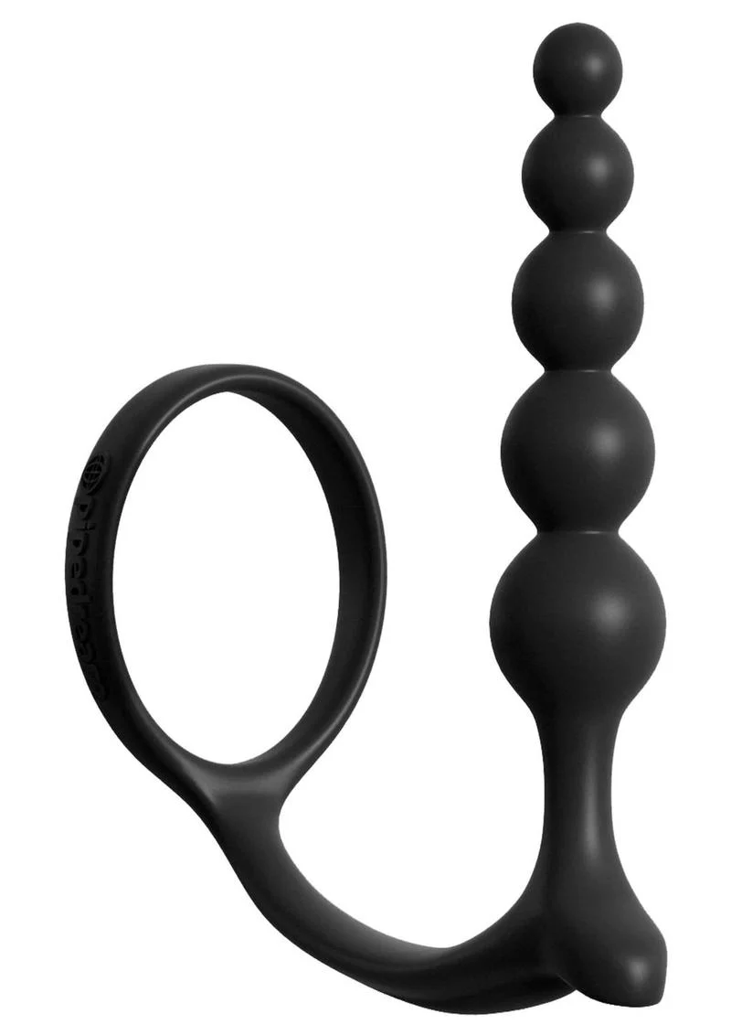 Anal Fantasy Collection Ass-Gasm Silicone Cockring Anal Beads - Image 3