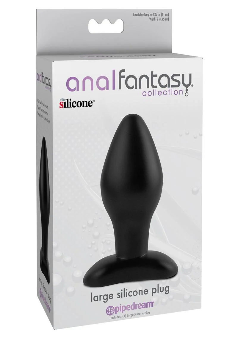 Anal Fantasy Collection Large Silicone Plug - Image 2