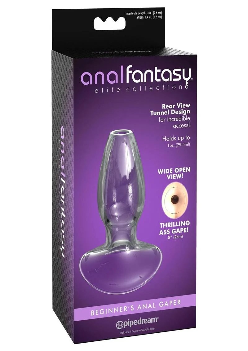 Anal Fantasy Elite Beginner's Anal Gaper Glass Open Tunnel - Image 2