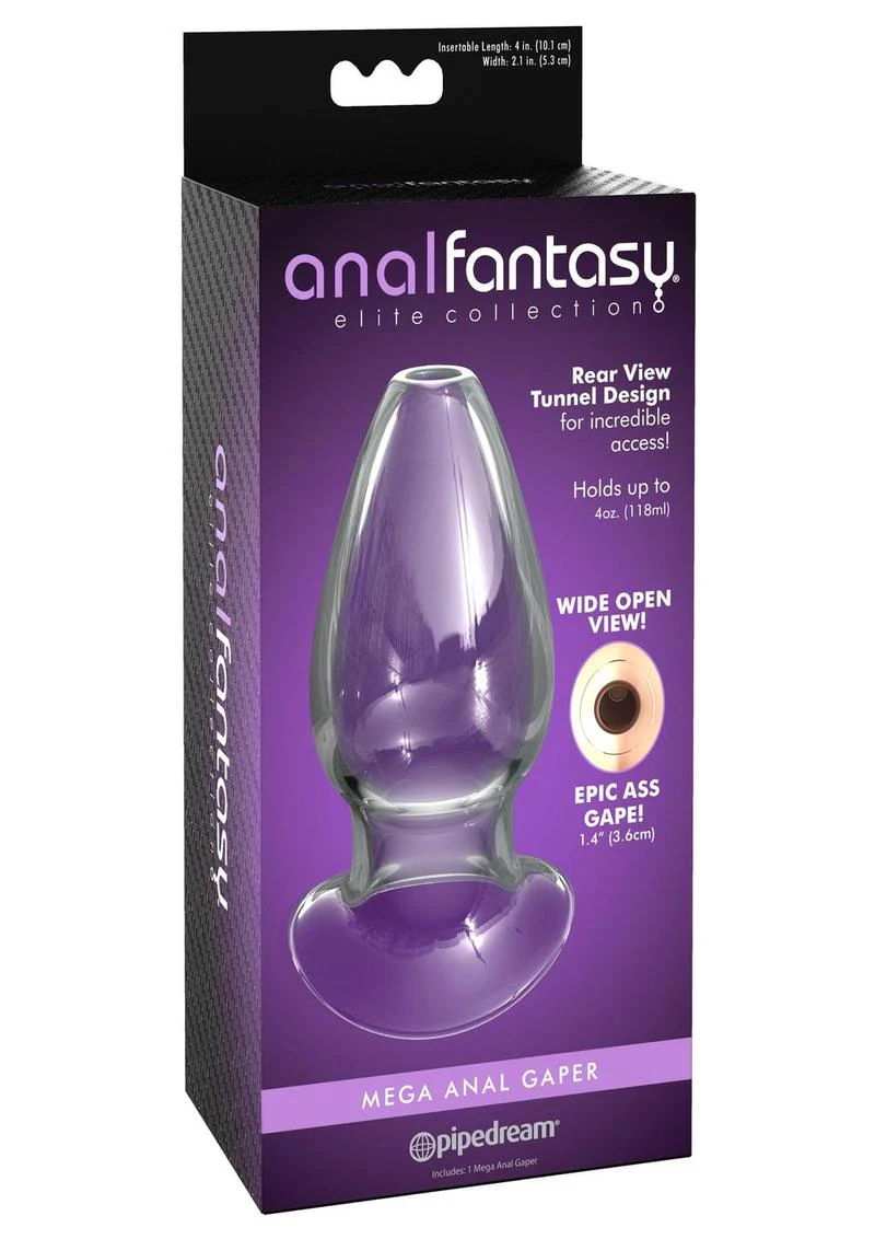 Anal Fantasy Elite Mega Anal Gaper Glass Open Tunnel - Image 2