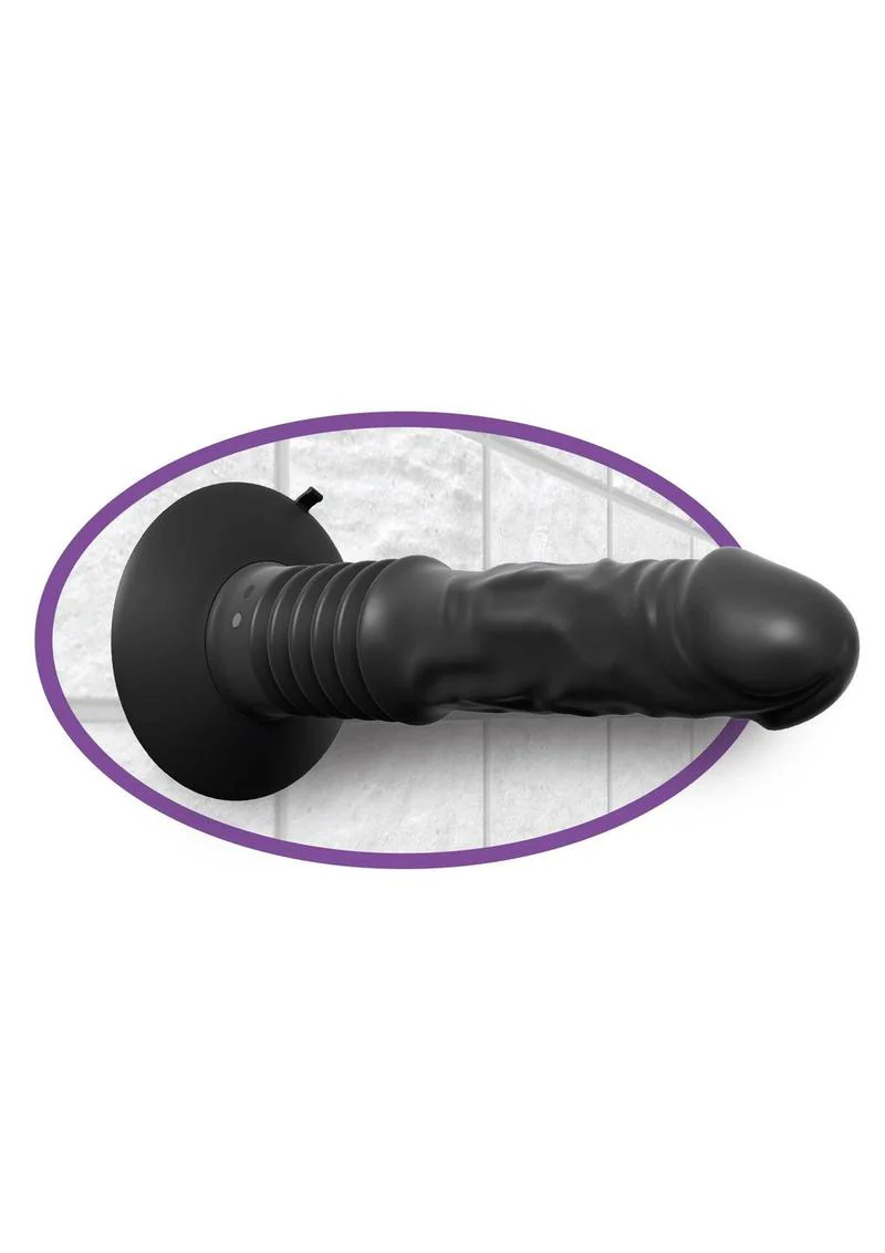 Anal Fantasy Elite Silicone Vibrating Ass Fucker USB Rechargeable Thrusting Dildo - Image 3