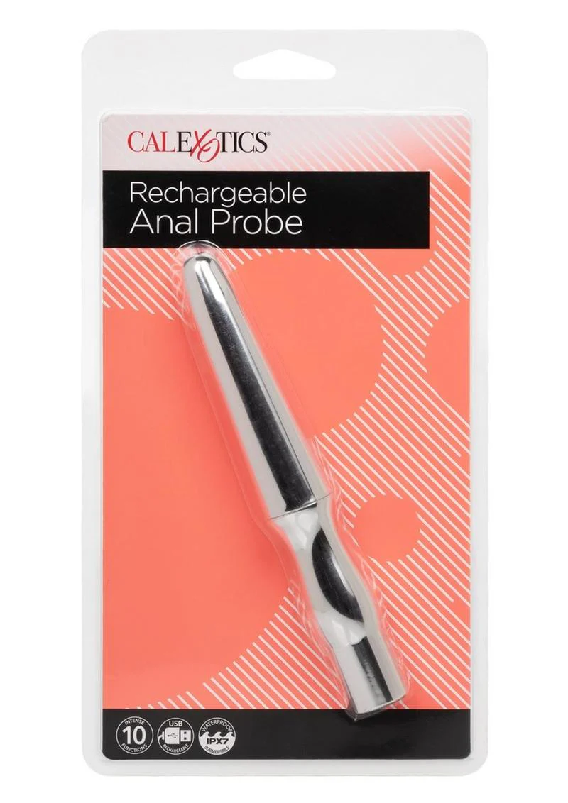 Anal Toys Rechargeable Silicone Anal Probe - Image 3
