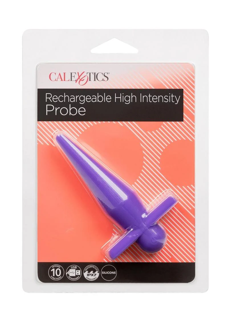 Anal Toys Rechargeable Silicone High Intense Probe - Image 3