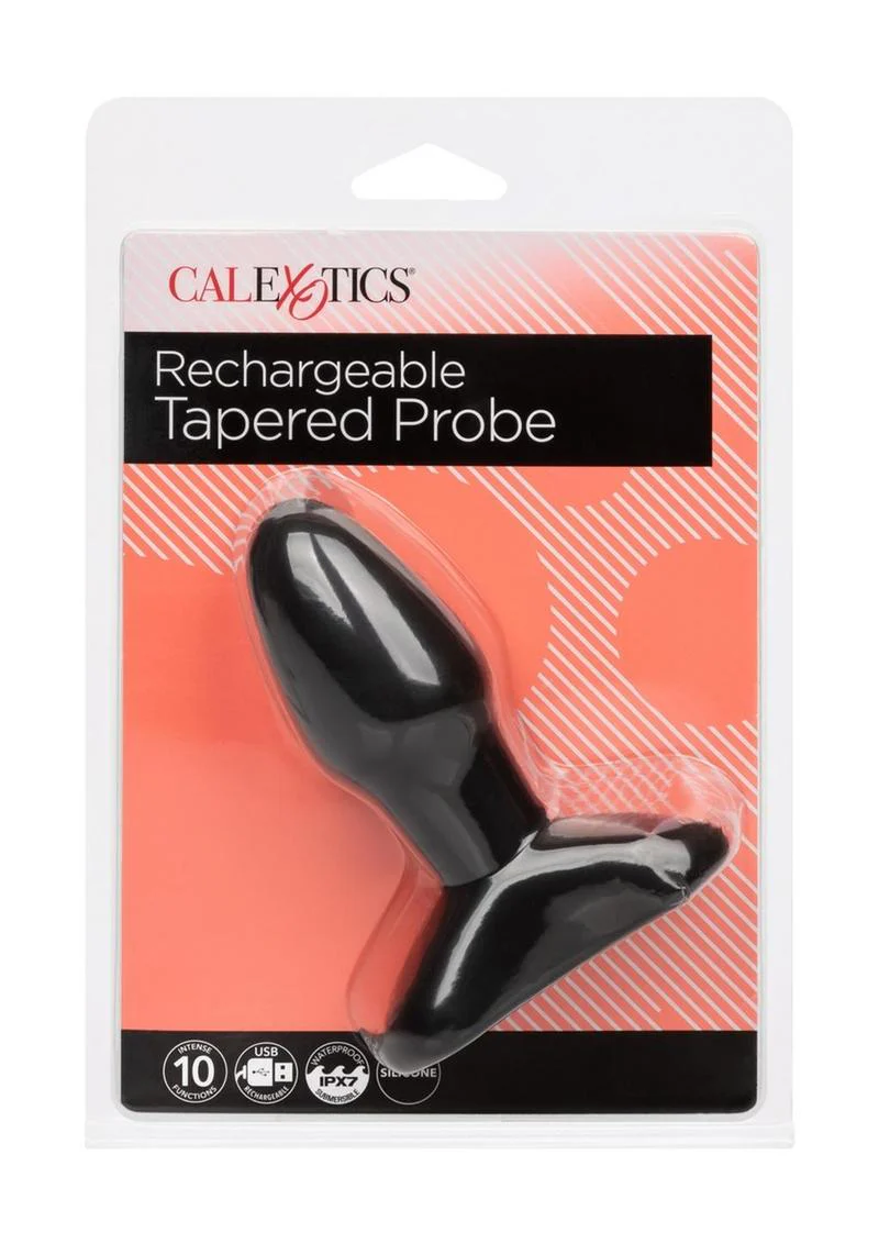 Anal Toys Rechargeable Tapered Probe Silicone Anal Stimulator - Image 2