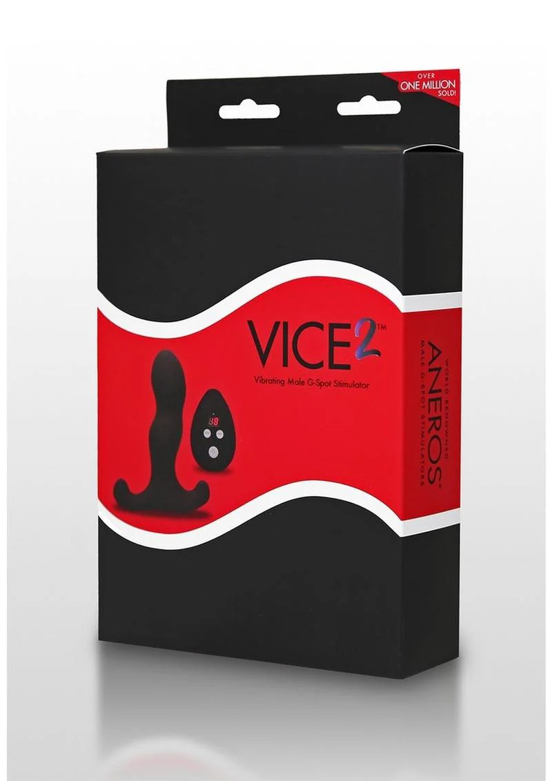 Aneros Vice 2 Vibrating Male G-Spot Stimulator Prostate Stimulator Remote Control Silicone - Image 2