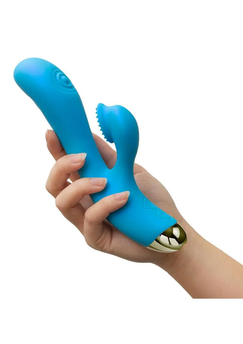 Aria Arousing AF Rechargeable Silicone Rabbit Vibrator - Image 4