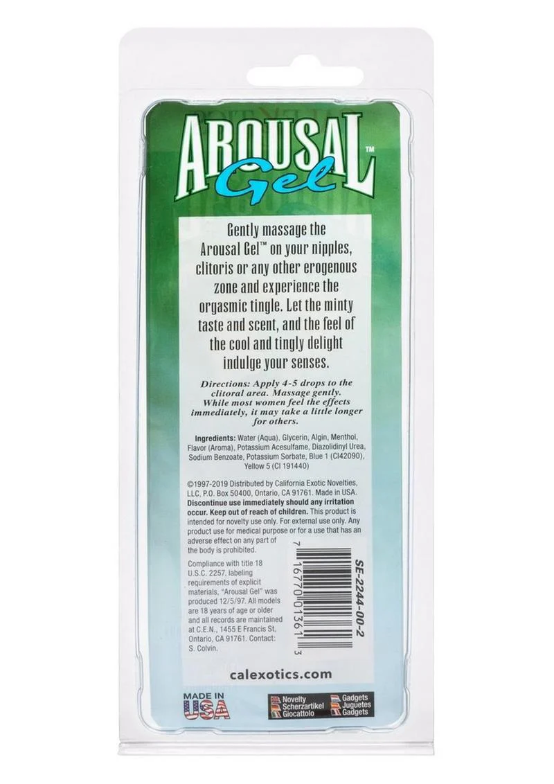 Arousal Gel Mint Flavored - Image 3