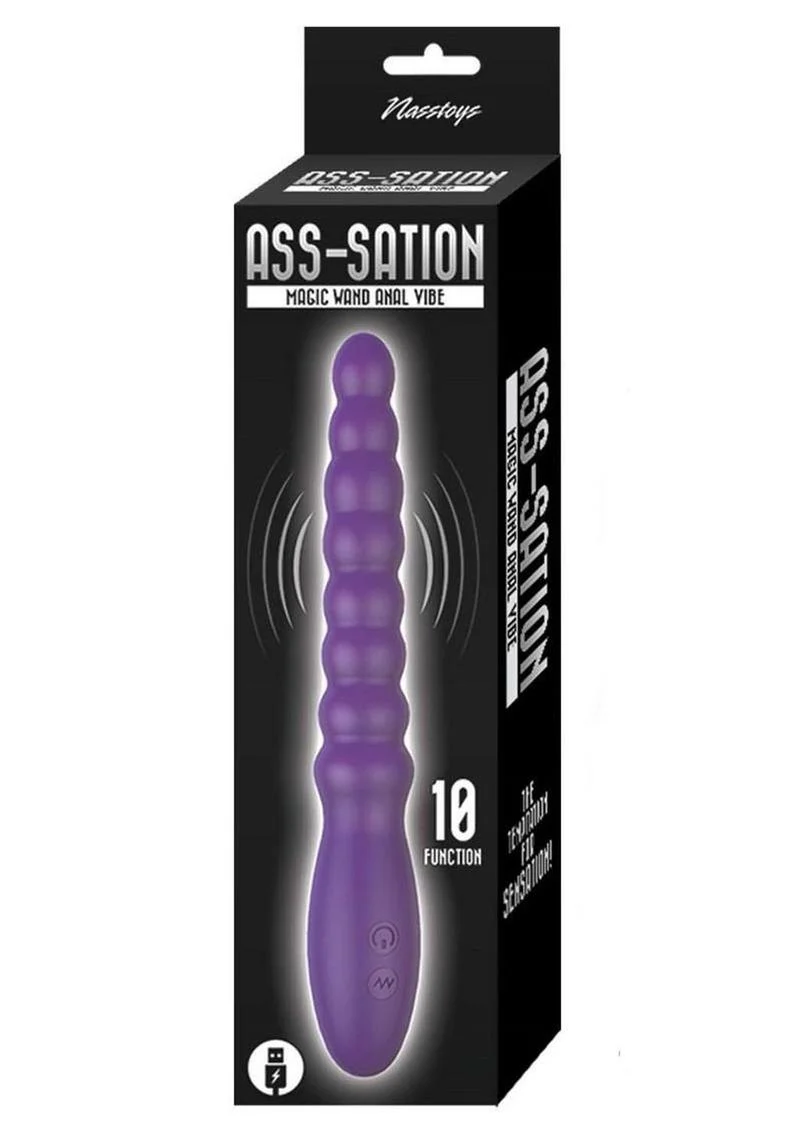 Ass-Sation Magic Wand Rechargeable Silicone Anal Vibrator - Image 6