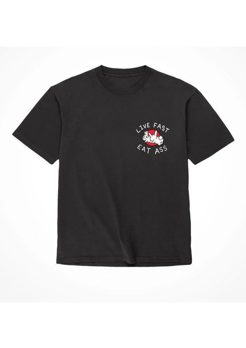Assholes Live Forever Live Fast Eat Ass T-Shirt - Image 5