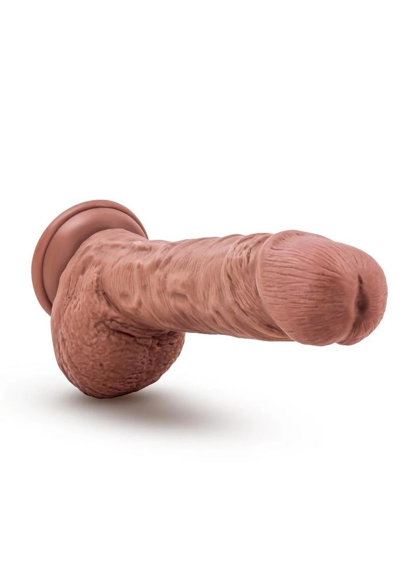 Au Naturel Big Billy Dual Dense Dildo with Balls - Image 3