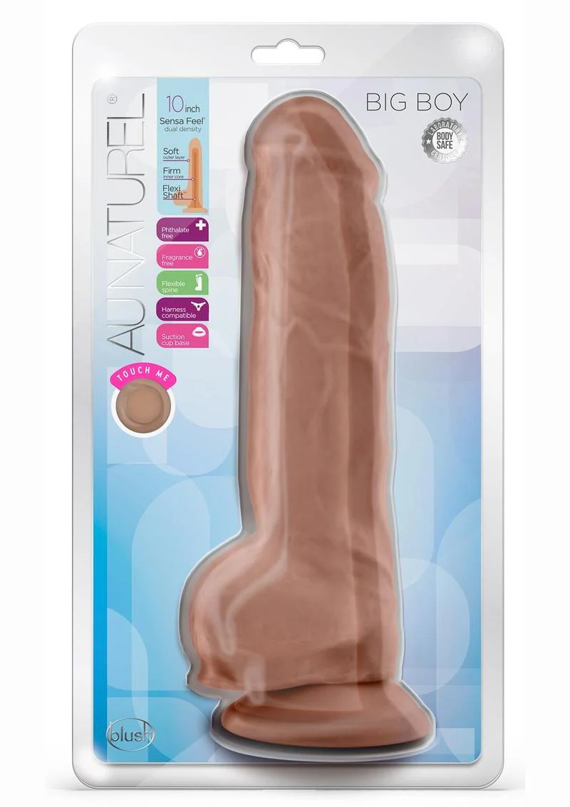 Au Naturel Big Boy Dildo with Balls - Image 4