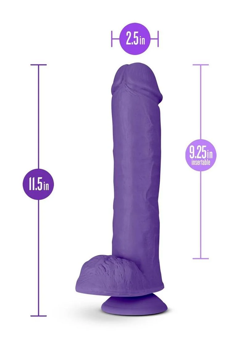 Au Naturel Bold Big John Dildo with Suction Cup and Balls - Image 4
