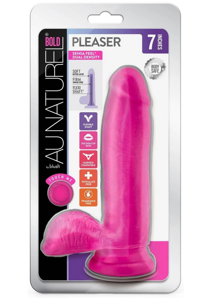 Au Naturel Bold Pleaser Dildo with Suction Cup - Image 3