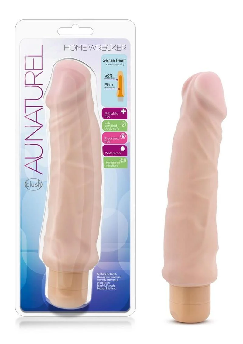 Au Naturel Home Wrecker Vibrating Dildo - Image 6